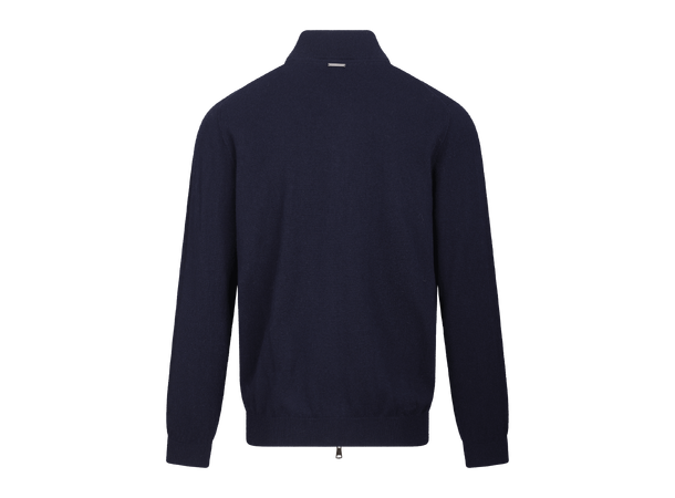 Daryn Cardigan Navy M Two-way zip merino cardigan 