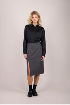Didi Skirt Flannel pencil skirt