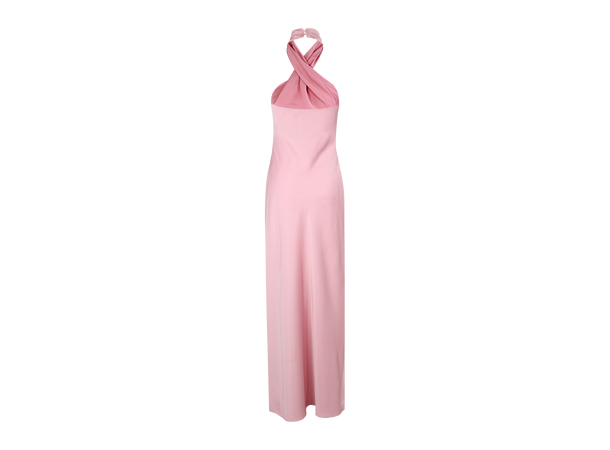 Dolores Dress Pink XL Halter-neck maxi dress 