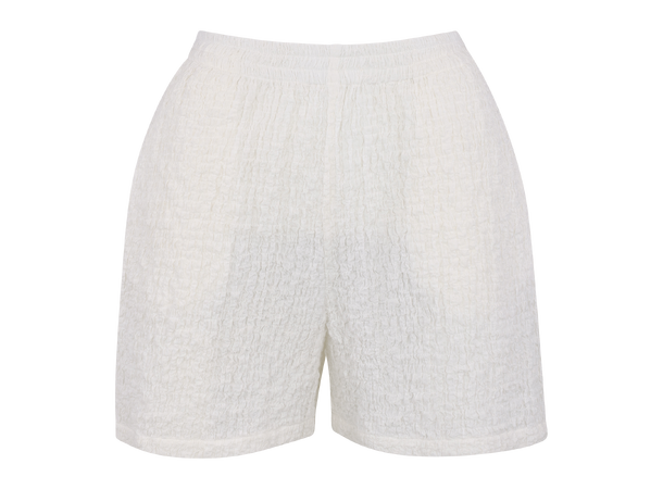 Dora Shorts White S Crinkle cotton shorts 