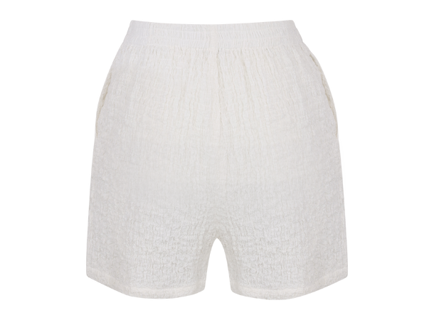 Dora Shorts White S Crinkle cotton shorts 