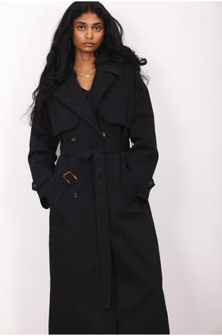 Fadoua Trench coat Technical long trench coat
