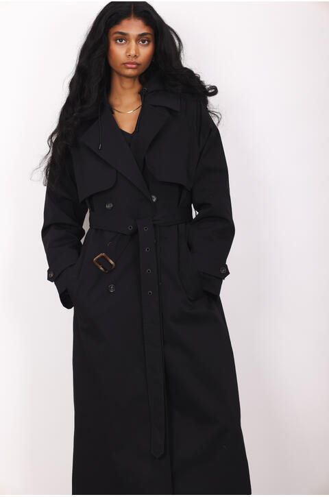 Fadoua Trench coat Technical long trench coat