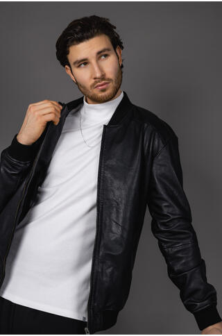 Gusto Jacket Leather bomber jacket