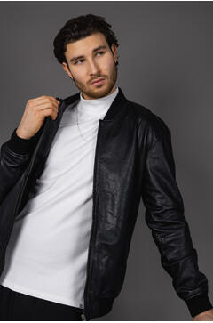 Gusto Jacket Leather bomber jacket
