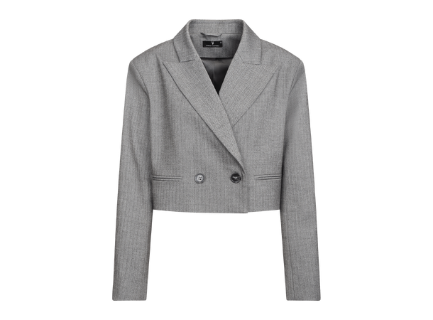 Hermina Blazer Dark Grey S Cropped blazer 