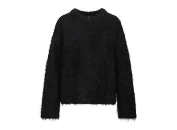 Joules Sweater Black L Alpaca furry sweater 