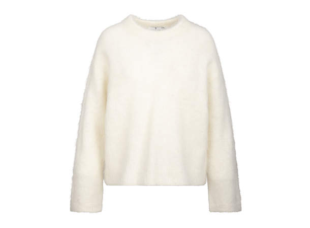 Joules Sweater Cream L Alpaca furry sweater 