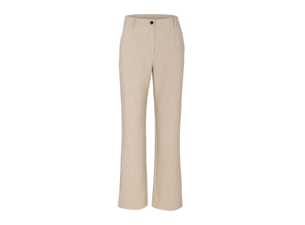 Kelli Pants Sand Melange 27-30 High waist, straight leg 