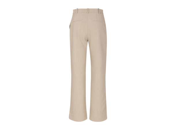 Kelli Pants Sand Melange 27-30 High waist, straight leg 