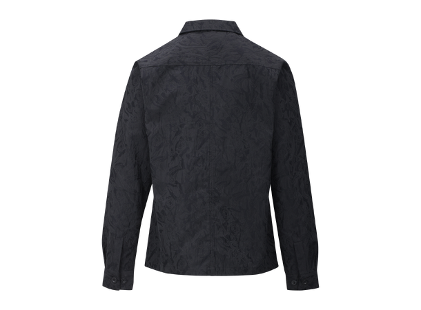 Lavrans Overshirt Black AOP M Jaquard overshirt 