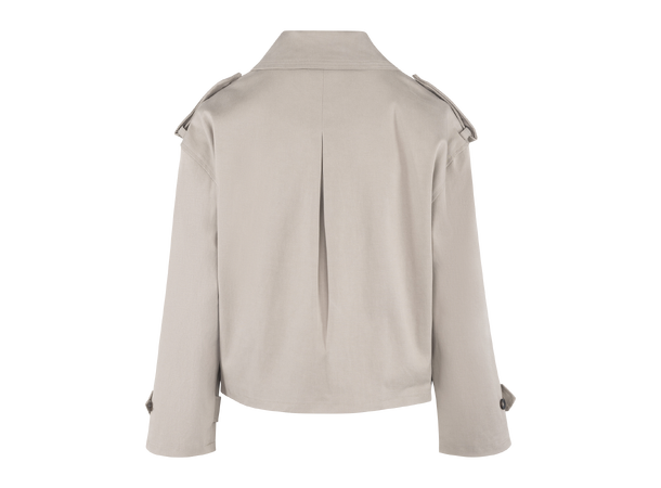 Marisol Jacket Sand XL TENCEL™ stretch short trench 