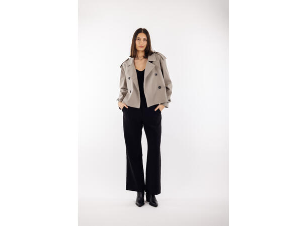 Marisol Jacket Sand XL TENCEL™ stretch short trench 