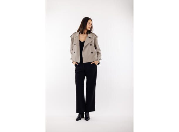 Marisol Jacket Sand XL TENCEL™ stretch short trench 