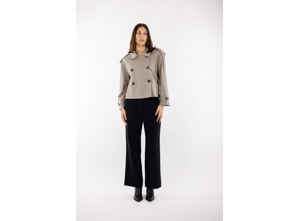 Marisol Jacket Sand XL TENCEL™ stretch short trench 