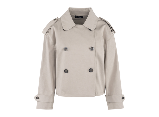Marisol Jacket Sand XL Tencel stretch short trench - Urban