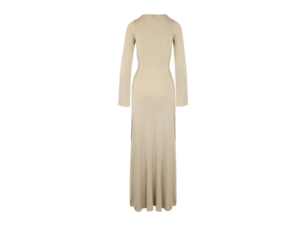 Meline Dress Gold M Maxi sequin glitter dress 
