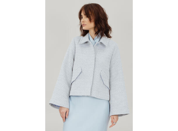 Melrose Jacket Blue L Wool multi colourful jacket 