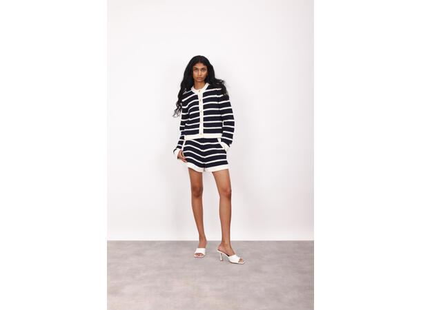 Nadia Shorts Dark Navy L Cotton knit shorts 