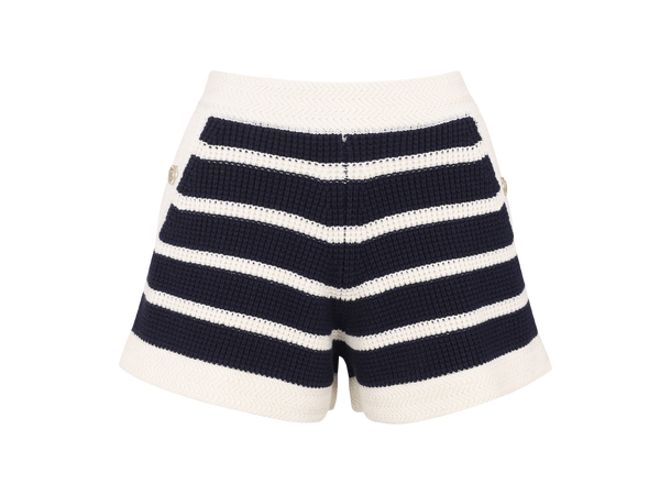 Nadia Shorts Dark Navy L Cotton knit shorts 
