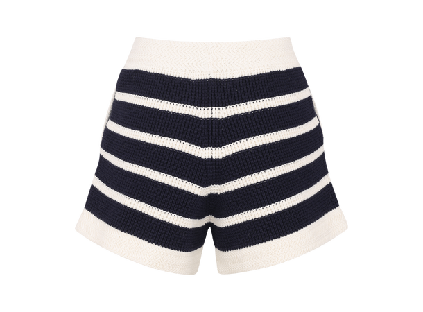 Nadia Shorts Dark Navy L Cotton knit shorts 