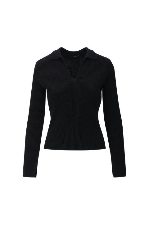Nadja Polo Sweater Cashmere polo sweater