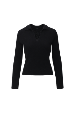 Nadja Polo Sweater Cashmere polo sweater