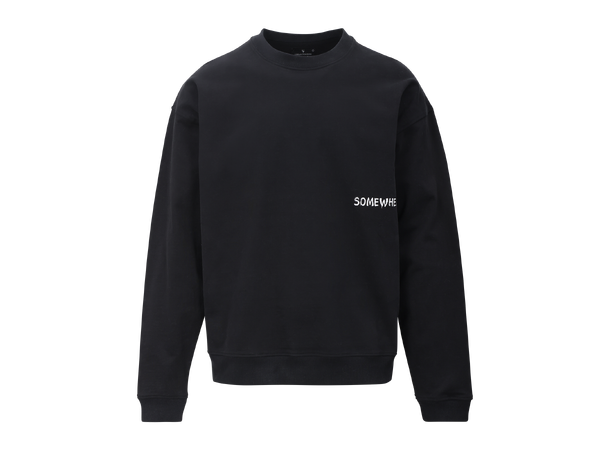 Pac Sweatshirt Black M Vintage wash print sweater 