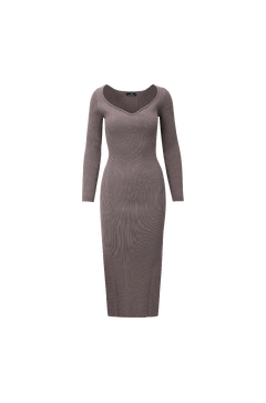 Penni Dress Rib LS dress