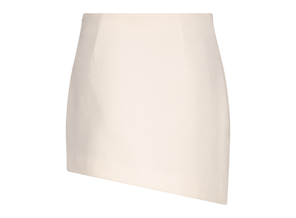 Poppy Skirt Pure Cream XS Wool mini skirt 