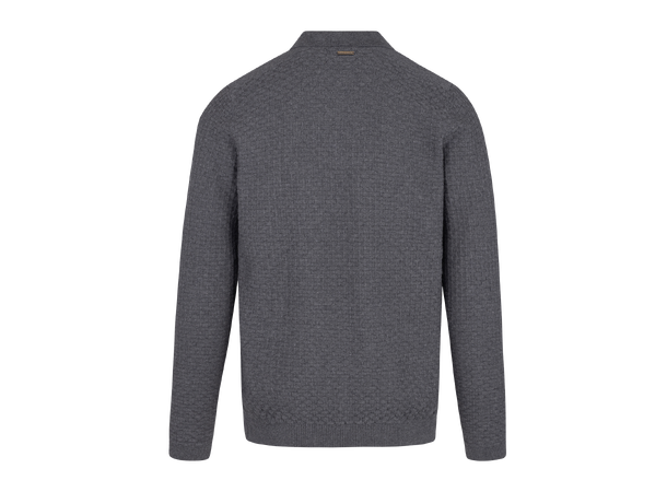 Sanches Sweater Charcoal XL Cashmere mix LS pique 