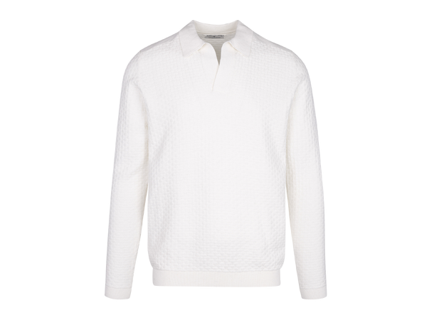 Sanches Sweater Cream XL Cashmere mix LS pique 