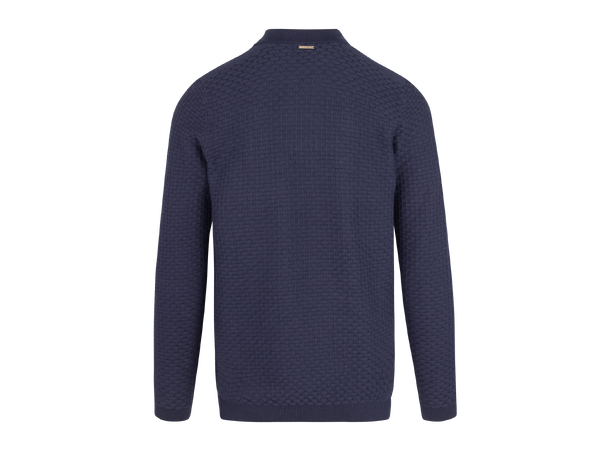 Sanches Sweater Dark Navy XL Cashmere mix LS pique 