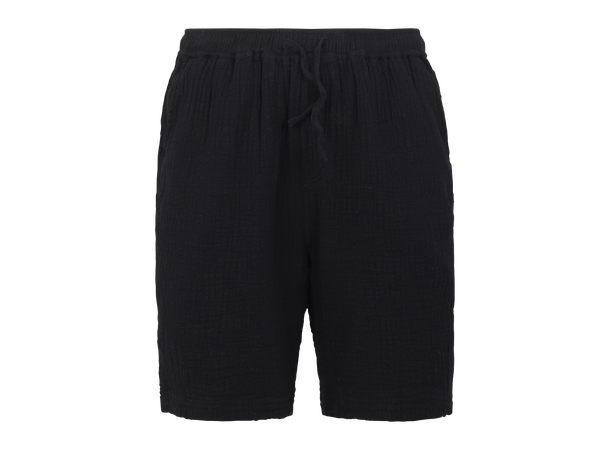 Timm Shorts Black M Wide cotton shorts 