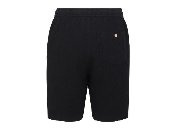 Timm Shorts Black M Wide cotton shorts 