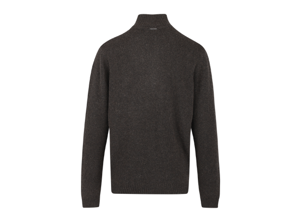 Tommi Half-zip Coffee M Lambswool half-zip sweater 