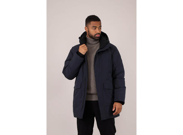 Winsor Down Parka Blue Graphite L Technical down parka 