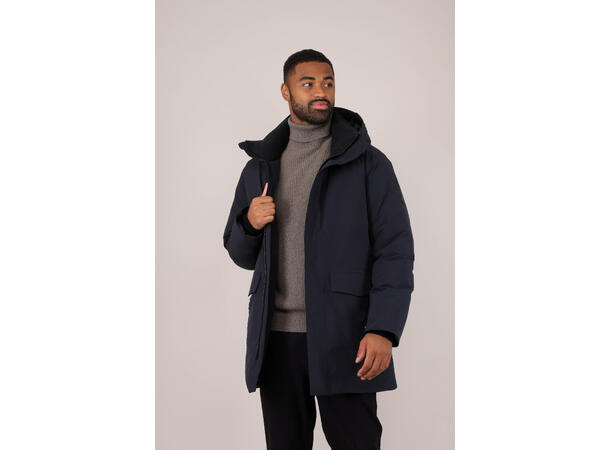 Winsor Down Parka Blue Graphite L Technical down parka 