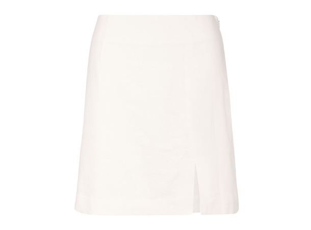 Zaliki Skirt White M Linen mini skirt 