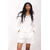 Dora Shorts White S Crinkle cotton shorts 