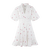 Makayla Dress Pink XL Embroidery poplin dress 
