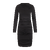 Clio Dress Black S Gathered short dress 