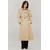Ivana Trench coat Khaki M Long trench coat 