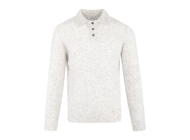 Adesola Sweater Light grey melange XXL Alpaca button sweater 