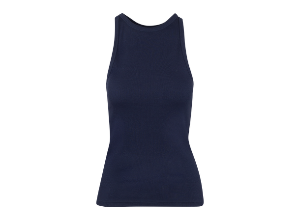 Aili Top Navy M Rib tank top 