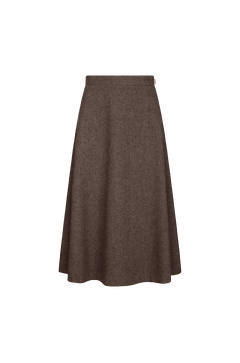 Amara Skirt Twill wool maxi skirt