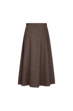 Amara Skirt Twill wool maxi skirt