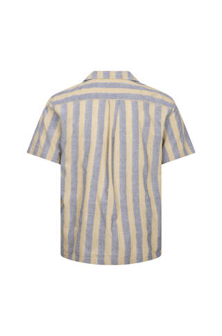 Bernard SS Shirt Cotton block stripe SS Shirt