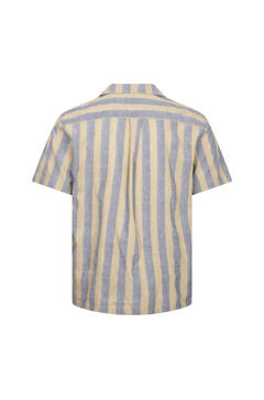 Bernard SS Shirt Cotton block stripe SS Shirt
