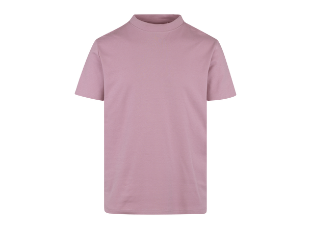 Bruno Tee Mauve Shadows L Organic cotton mock neck 